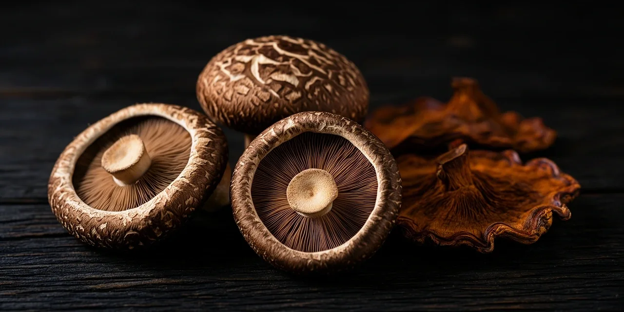 Assorted wellness mushrooms